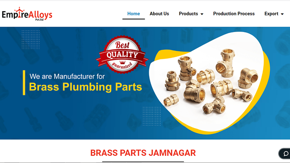 Outsourcing web promotion, Brass Parts Jamnagar