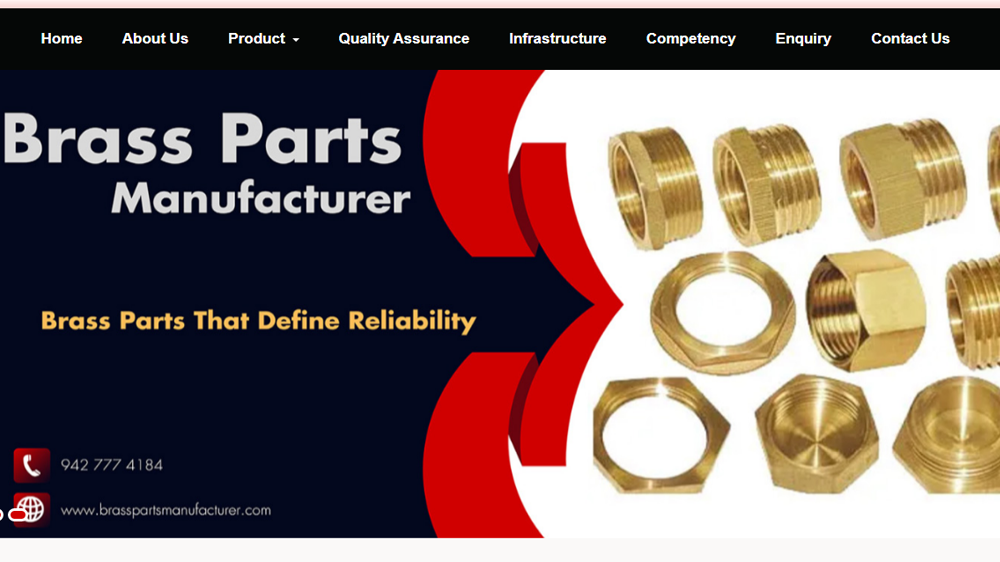 Brass Turned Parts  Manufacturer India