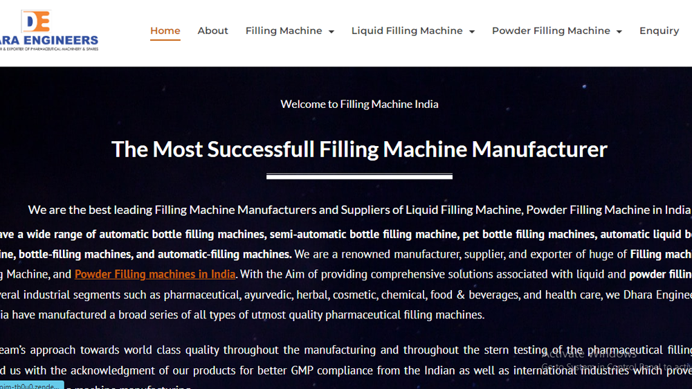 Filling Machine India