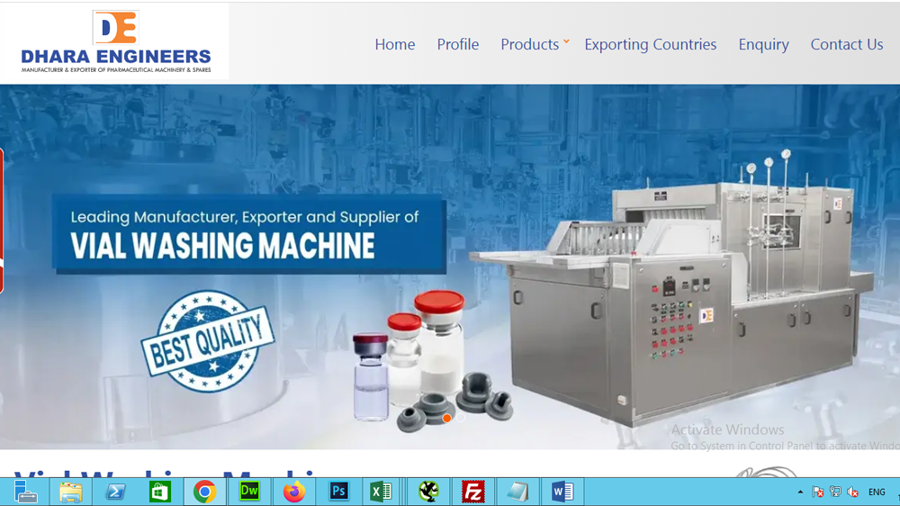 Vial Washing Machine